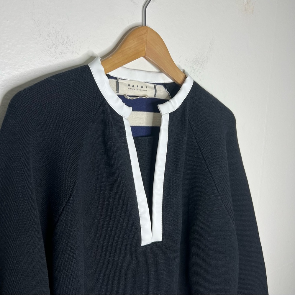Marni Black and White Women's Sweater - Picture 7 of 10